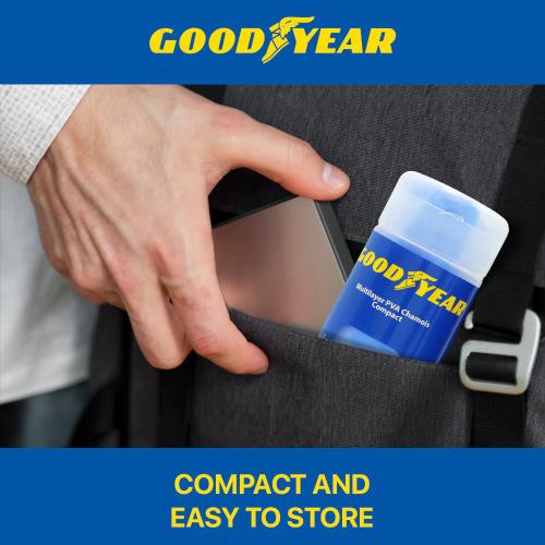 Goodyear Synthetic Cleaning Clothes Towel Super Absorbent Chamois Microfiber - M