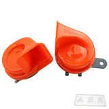 BOSCH Evolution Fanfare Twin Horn Set Orange 12V 410Hz/510Hz For Car SUV Truck