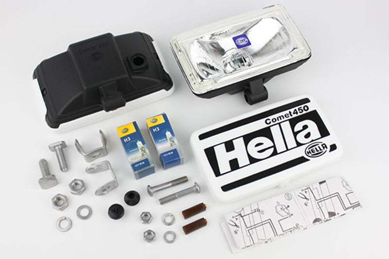 1 Pair HELLA Comet 450 Clear Lens H3 12V For Driving Spot Light Fog Universal