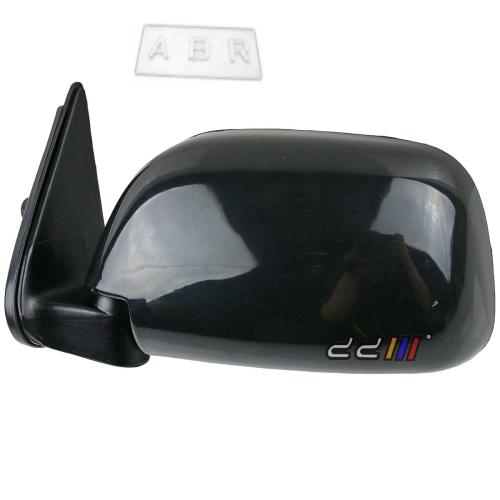 Left Black Manual Door Side Mirror For Hilux RN85 LN106 LN107 1988-1997