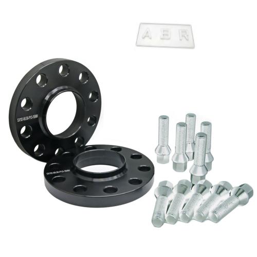 2pcs 15mm 14x1.5 5x112mm 66.56 Hub Centric Wheel Spacer For Audi Maybach 57