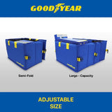 Goodyear Car Trunk Storage Organizer Box Truck Boot Bonnet Organiser Foldable Co