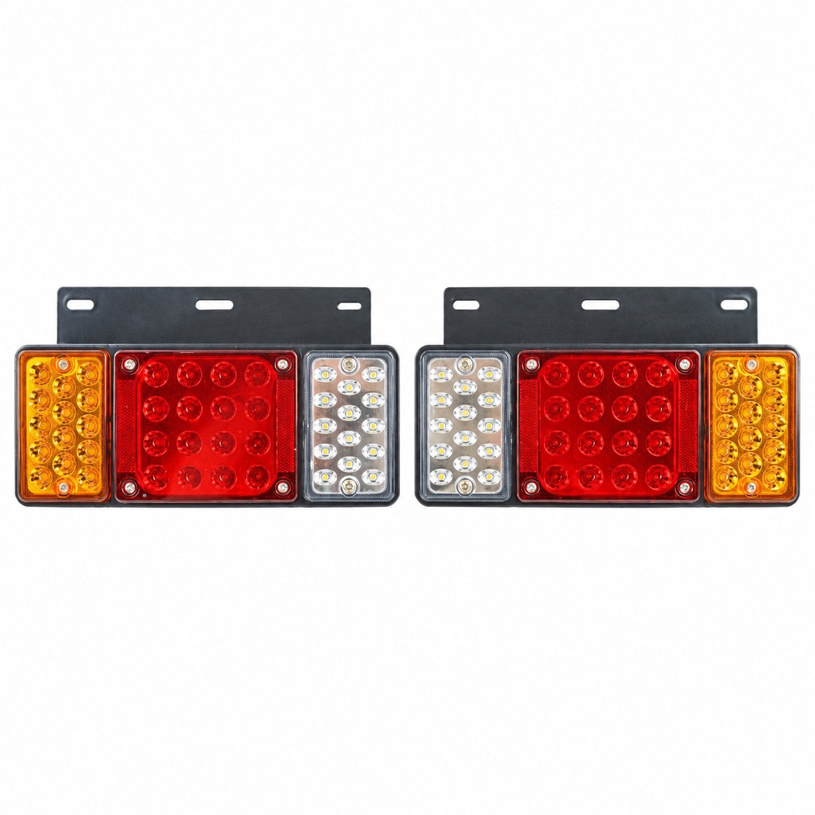 24V LED Rear Tail Light Left Right Set For Isuzu Elf Truck NPR NKR NHR 1984++