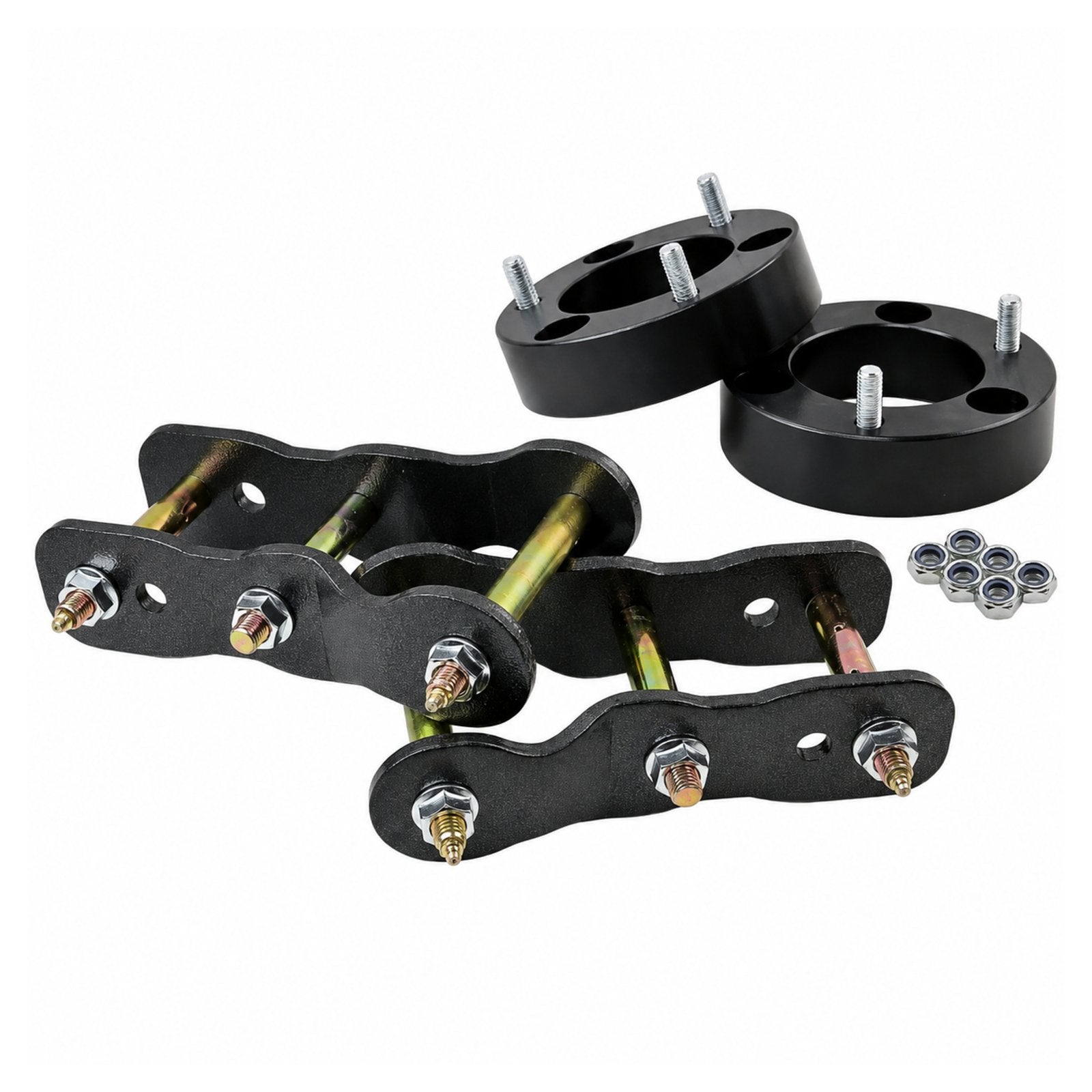 Front 3" Rear 2" Lift Kit Spacer Shackle For Mitsubishi Triton MQ MR 4WD 2015-ON
