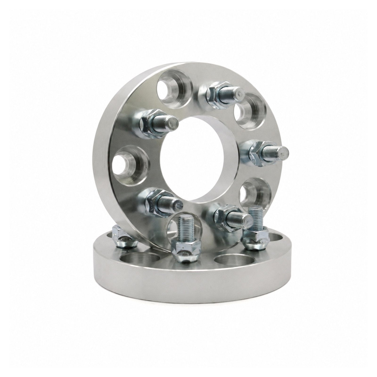 New 2pcs 25mm Alloy Wheel Spacer 5x4.5 5x114.3 Convert To 5x3.94  5x100 12x1.5