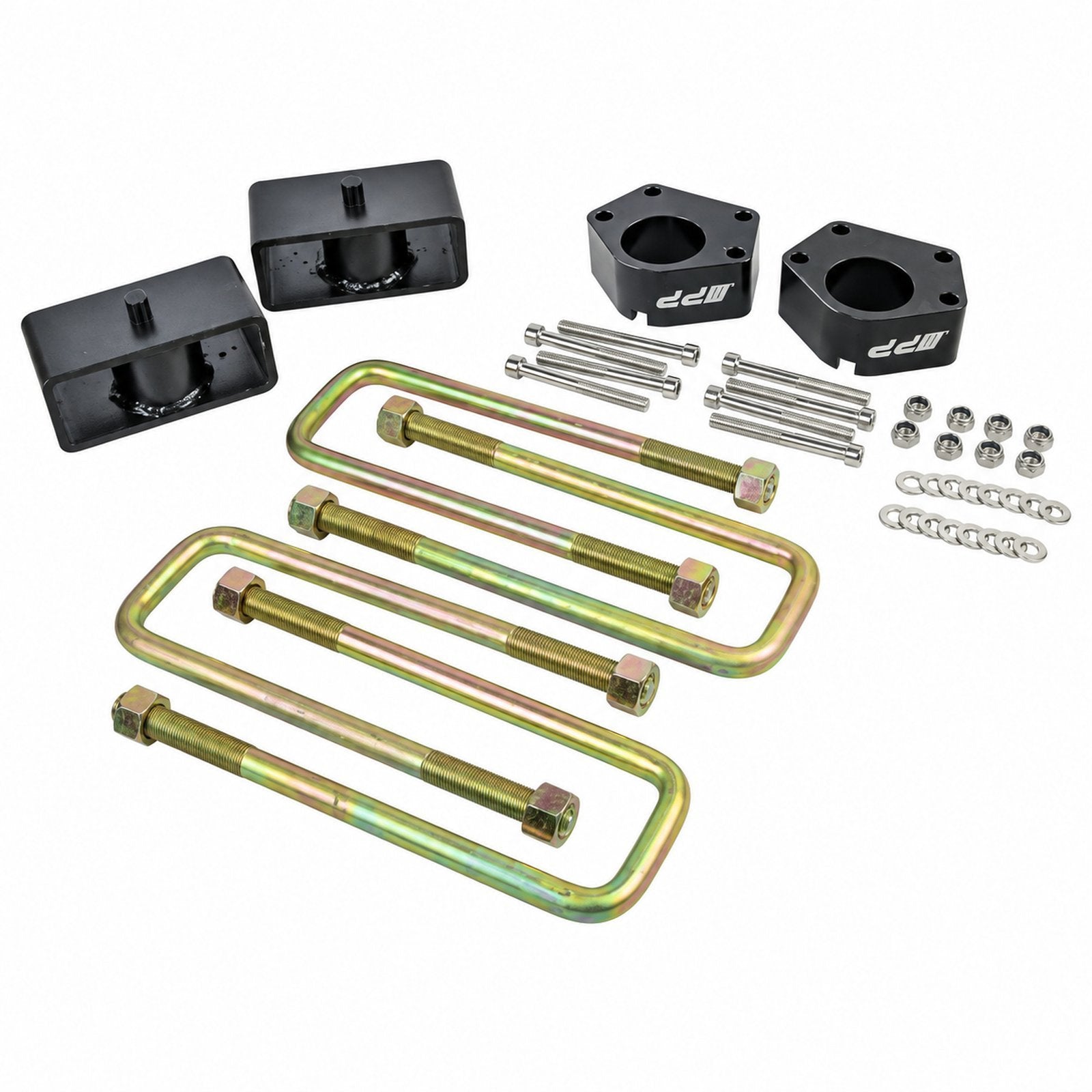 U-Bolt Lift Kit & 1.5" Ball Joint Spacer Adapter Kit For Toyota hilux IFS 86'-04
