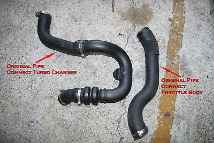 Aluminium Turbo Intercooler Piping Direct Bolt For Ranger T6 Diesel 3.2L 2012++