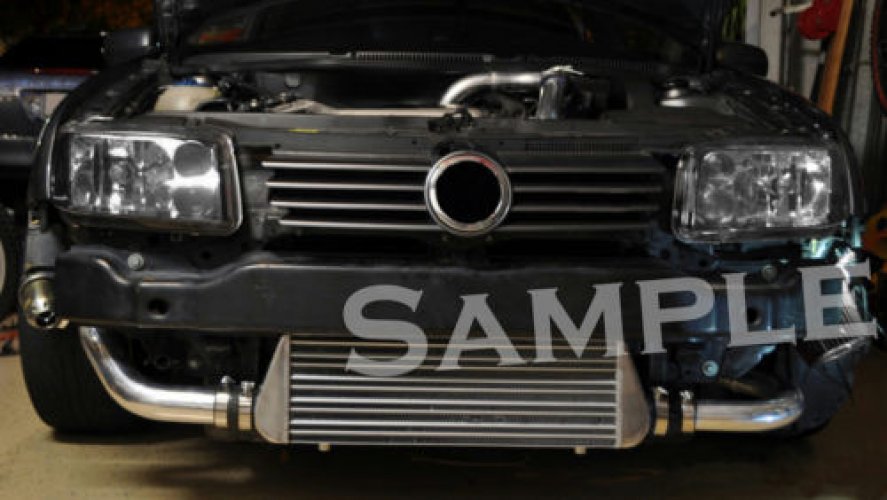 Front Mount Intercooler 550X230X65MM Inlet/Outlet 2.5" Aluminium Bar Plate
