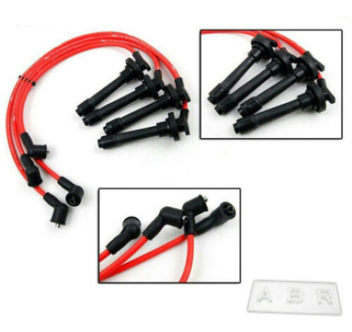 Racing 8mm` Silicone Ignition Lead Wire For Honda Accord F22B1 F22B3 F22Z2 F23A1