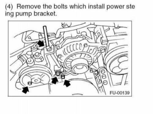 Power Steering Pump For Subaru Impreza GD GG EJ205 EJ255 2002-07 34430-FE040