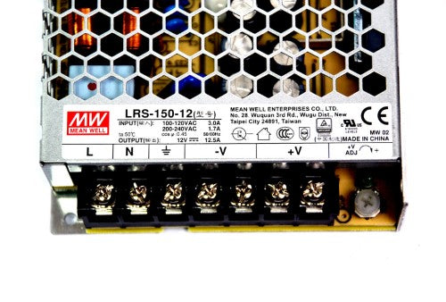 Mean Well MW LRS-150-12 150W 12V 12.5A Single Output Switching Power Supply