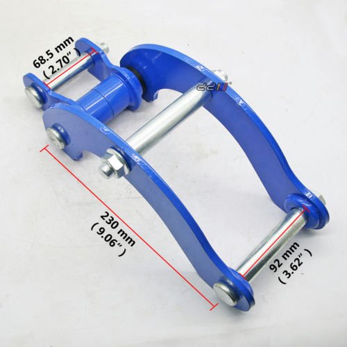 2" Extended Rear Leaf Spring Shackles For Toyota Hilux LN167 RZN169 VZN167 98-04