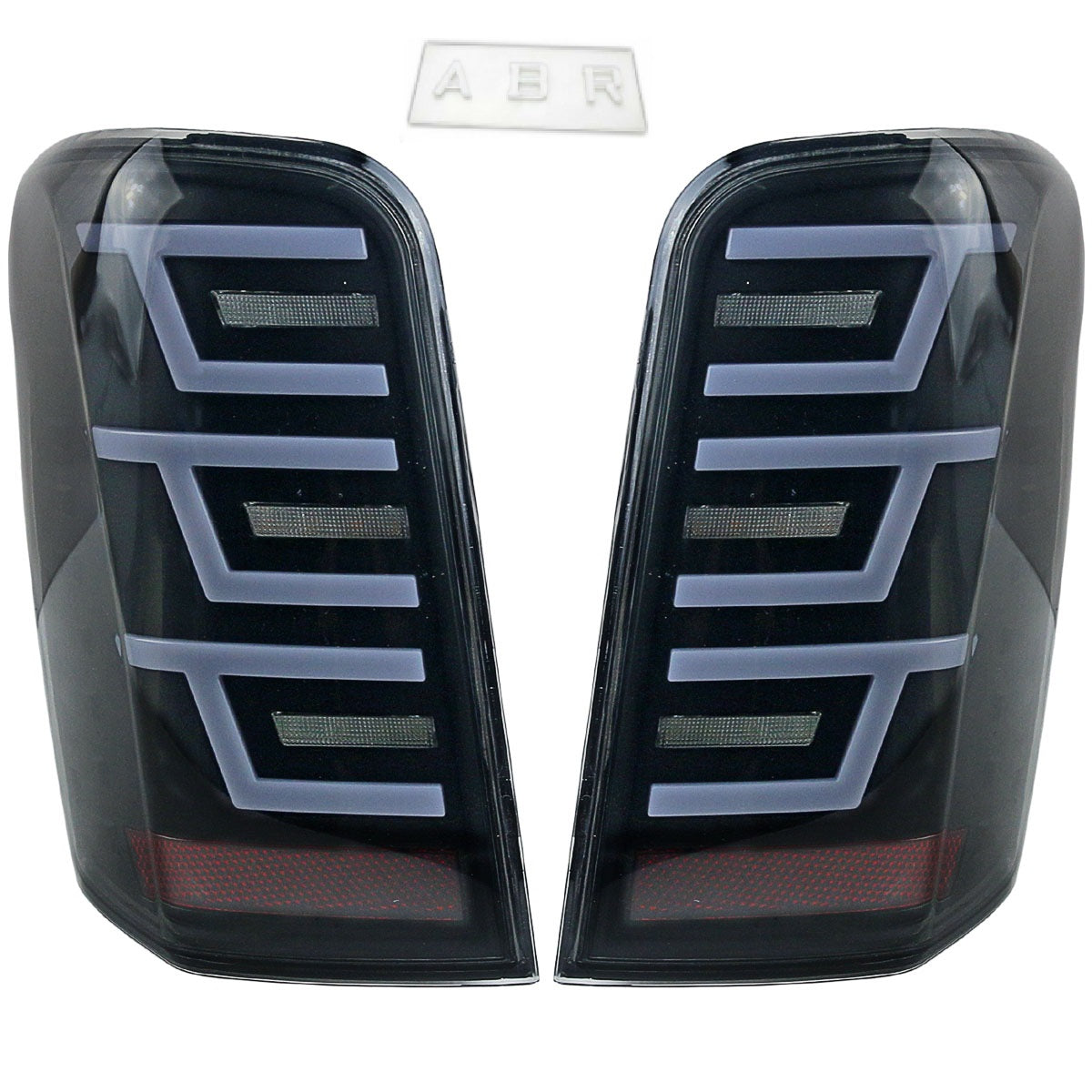1 Pair LED Smoke Rear Tail Light L+R Lamp for Mitsubishi Triton MQ 2015-2018 #01