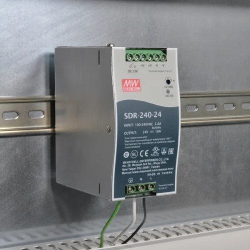 Mean Well SDR-240-24 24V 10 A 240W Slim DIN Rail Power Supply with PFC Function