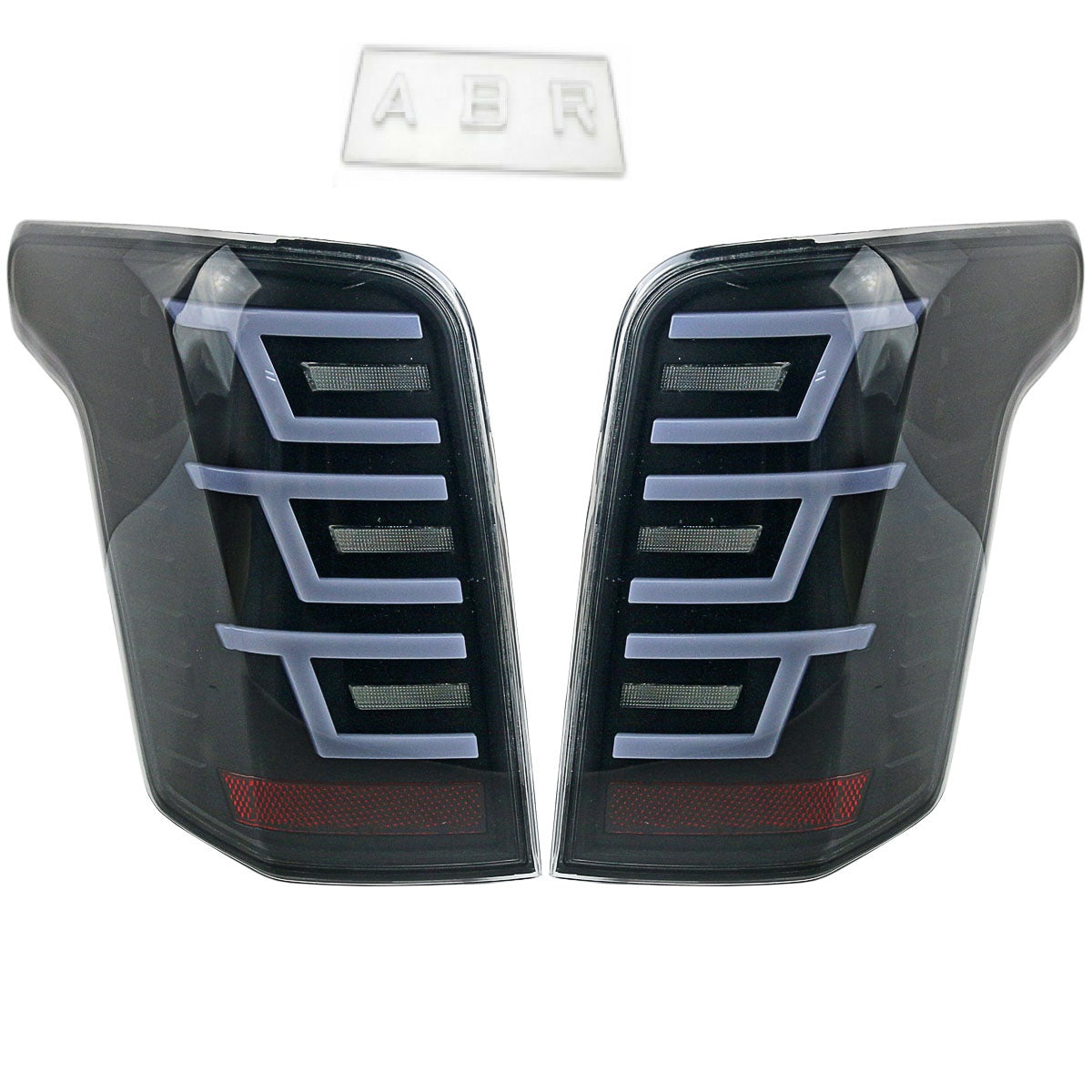 1 Pair LED Smoke Rear Tail Light L+R Lamp for Mitsubishi Triton MQ 2015-2018 #01