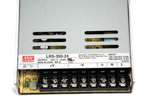 Mean Well LRS-350-24 Power Supply 24V 14.6A 350W Input 110V/220V AC to DC