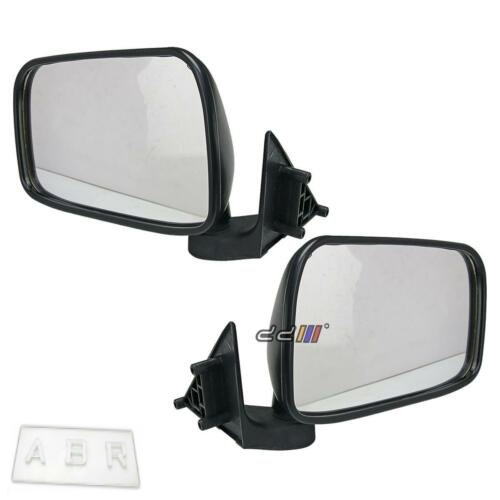 Set Manual Door Side Mirror For Mazda B2500 UF Courier PC PD Raider 1986-98'