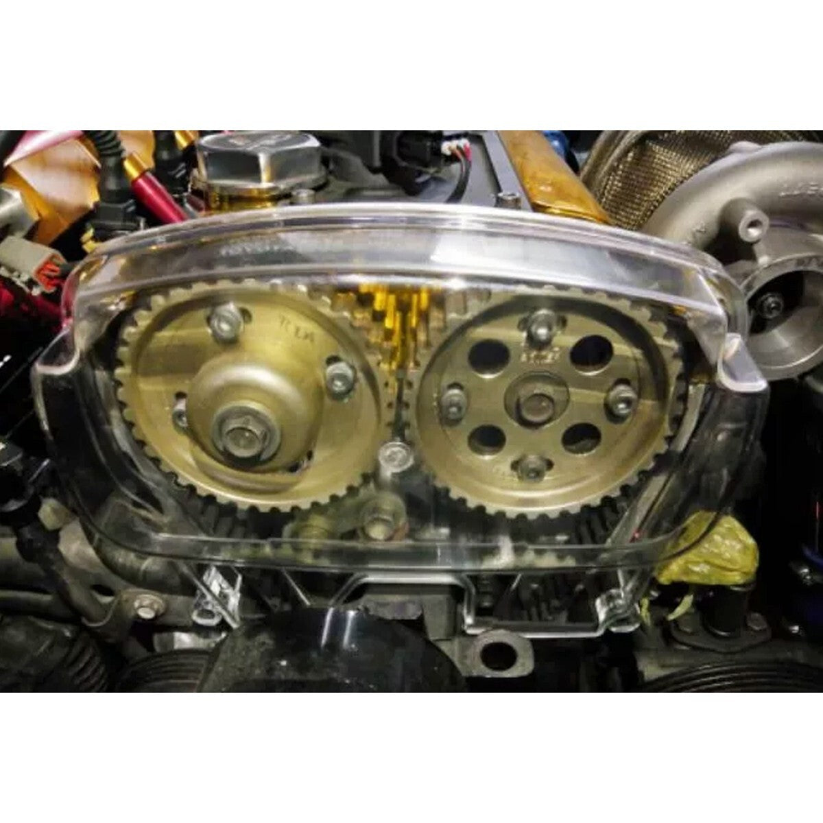 Clear Cam Gear Timing Cover For Toyota Corolla Levin AE100 AE101 AE111 20V 4AGE