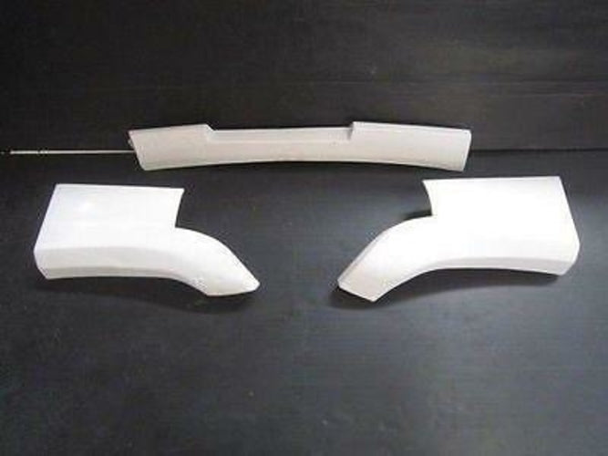 FRP Rear Bumper Side SKIRT LIPS For NISSAN SILVIA RPS13 180 240SX KOUKI 89-94