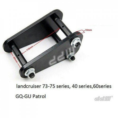 Extended Greasable Shackles Lift Kit For Toyota Landcruiser 40 60 75 Series