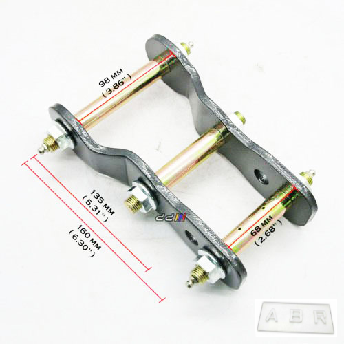 2" Rear Lift Kit Greasable Shackles For Isuzu D-Max Dmax HOLDEN COLORADO 2012++