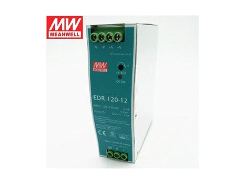 MEAN WELL EDR-120-12 Single Output DIN Rail Power Supply 12V 10 Amp 120W