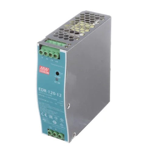 MEAN WELL EDR-120-12 Single Output DIN Rail Power Supply 12V 10 Amp 120W