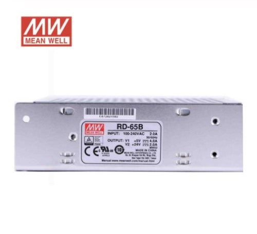 Mean Well MW RD-65B 68W 4A @ 5V & 2A @ 24V Double Output Switching Power Supply