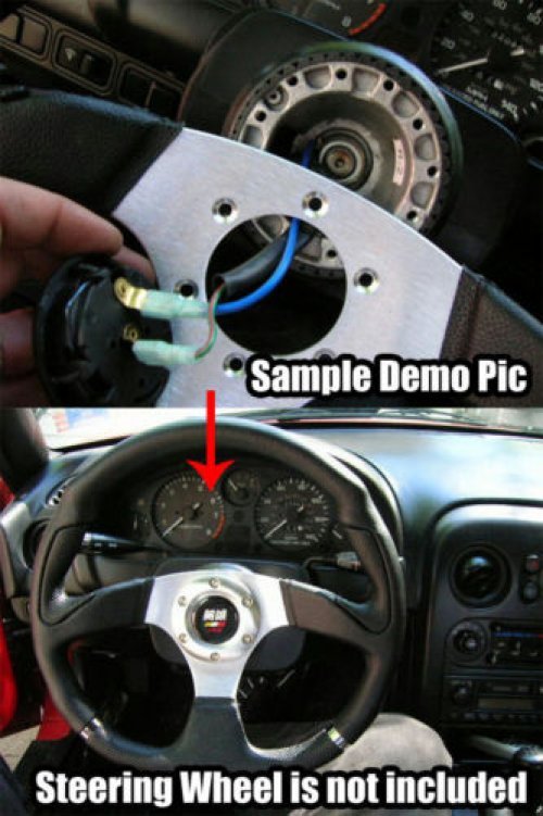 Elevo Steering Wheel Hub Adapter Boss Kit for Hyundai Excel Elantra Sonata H1
