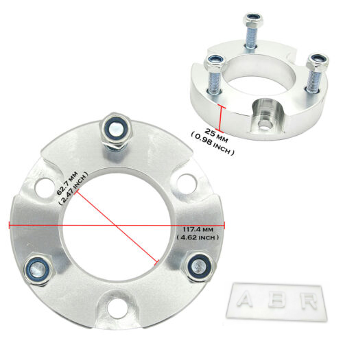Strut Spacer 25mm + Shackle Extended Lift Kit For Ranger T6 Mazda BT50 2012-2020
