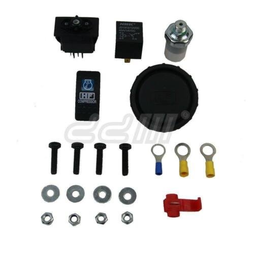 ON-BOARD HIGH PERFORMANCE 12 VOLT AIR COMPRESSOR JEEP LOCKER Tyre Inflator 4X4
