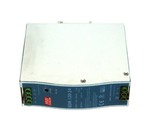 MEAN WELL EDR-120-24 Single Output DIN Rail Power Supply 24V 5Amp 120W