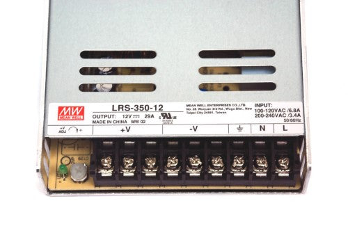 Mean Well LRS-350-12 Power Supply 12V 29A 350W Input 110V/220V AC to DC