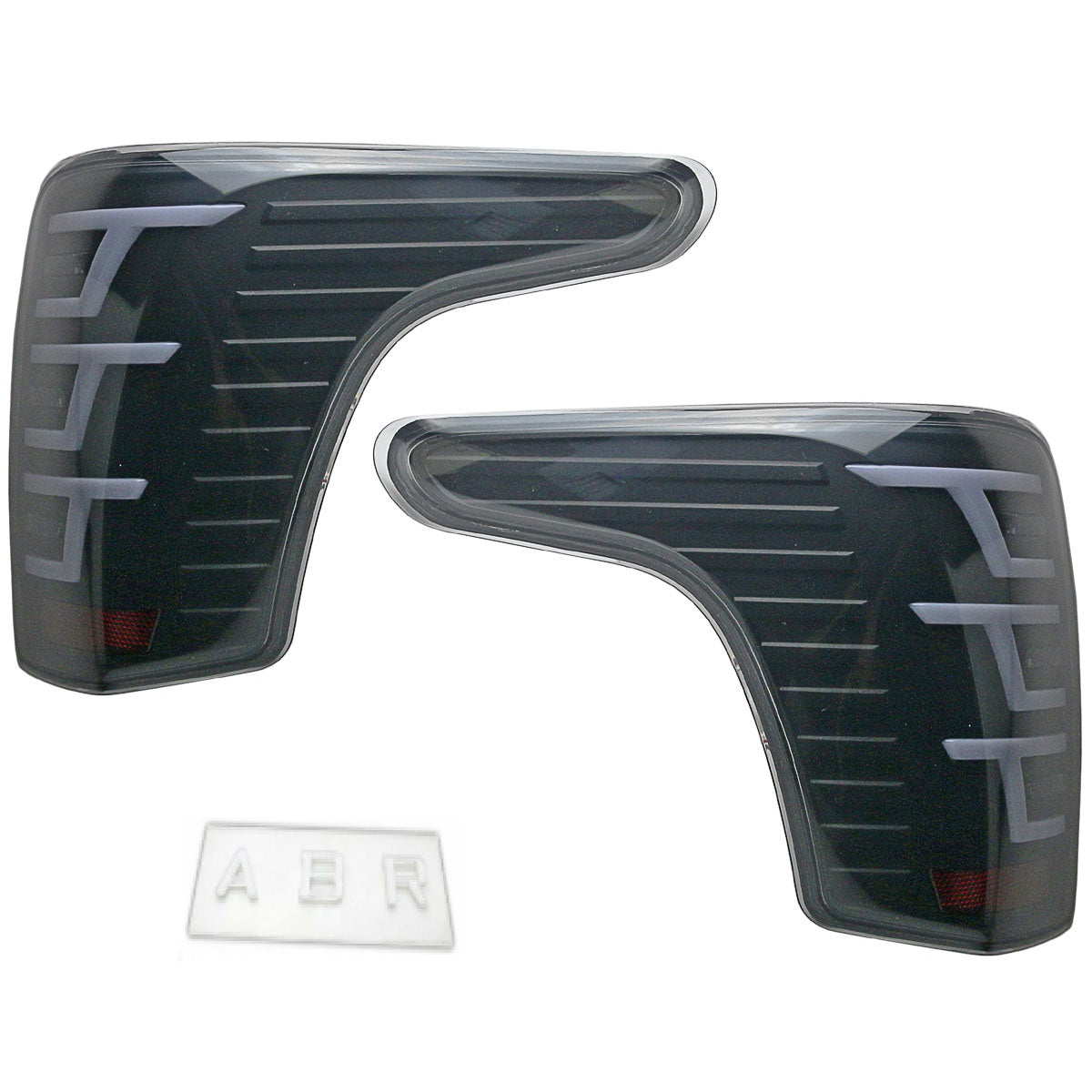 1 Pair LED Smoke Rear Tail Light L+R Lamp for Mitsubishi Triton MQ 2015-2018 #01