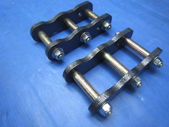 2Inch Extended Rear Shackles Pair up to 50mm Frontier For Navara D22 Bravado