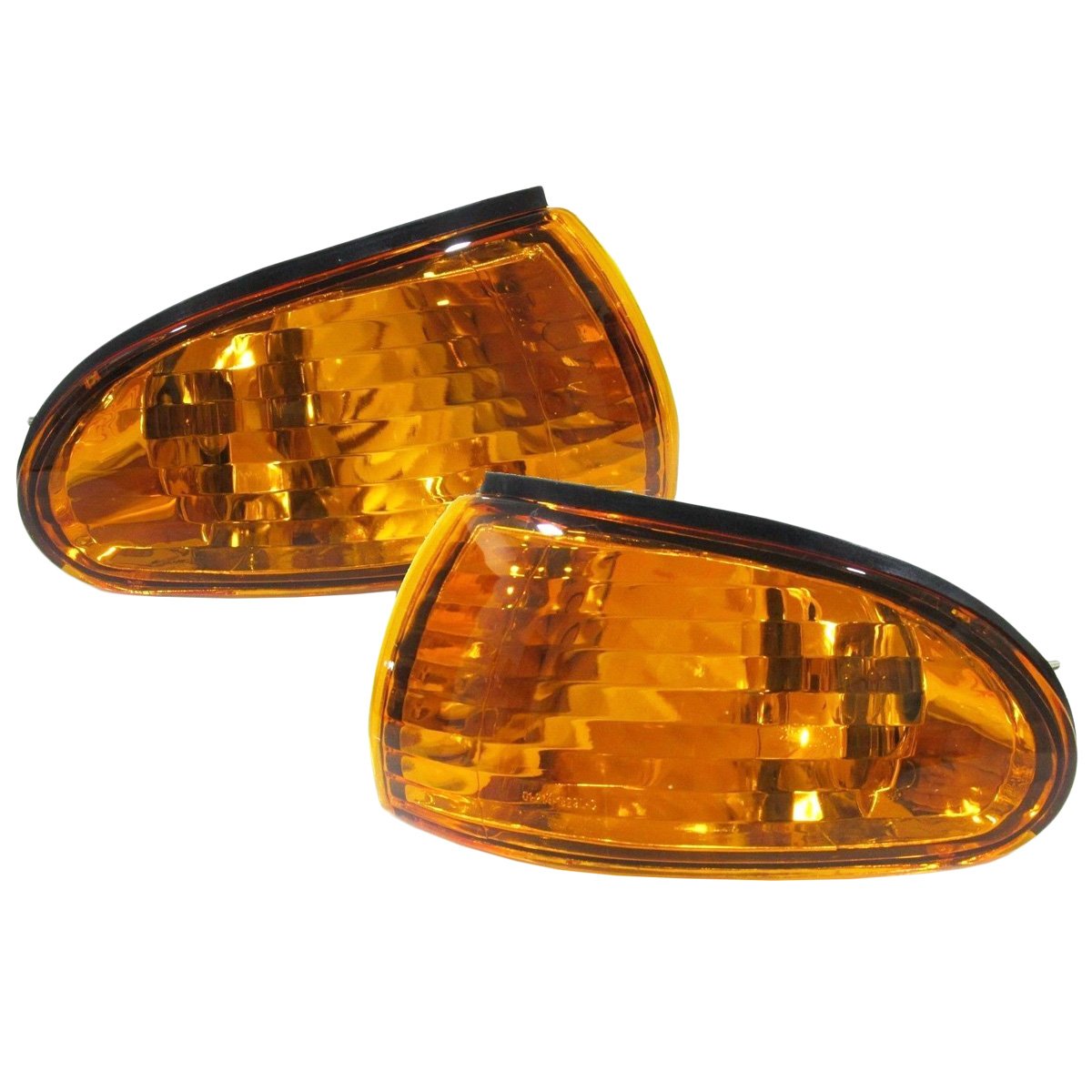 Crystal Amber Signal Corner Light Lamp For Mitsubishi Lancer EVO 1 2 3 CD9A CE9