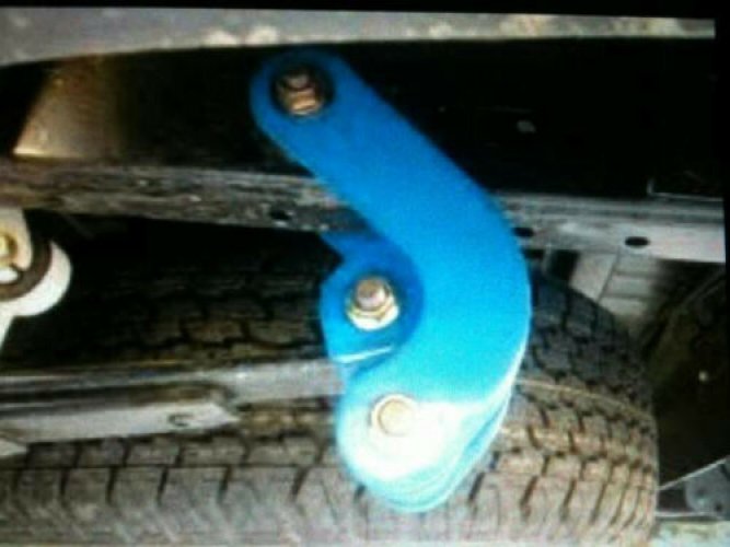 Blue Rear Comfort G-Shackle Extended 2inch Fit Isuzu New D-max Dmax RT50 12up