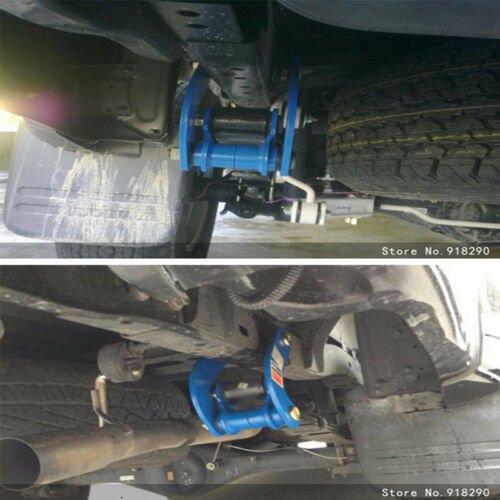 Blue Rear Comfort G-Shackle Extended 2inch Fit Isuzu New D-max Dmax RT50 12up