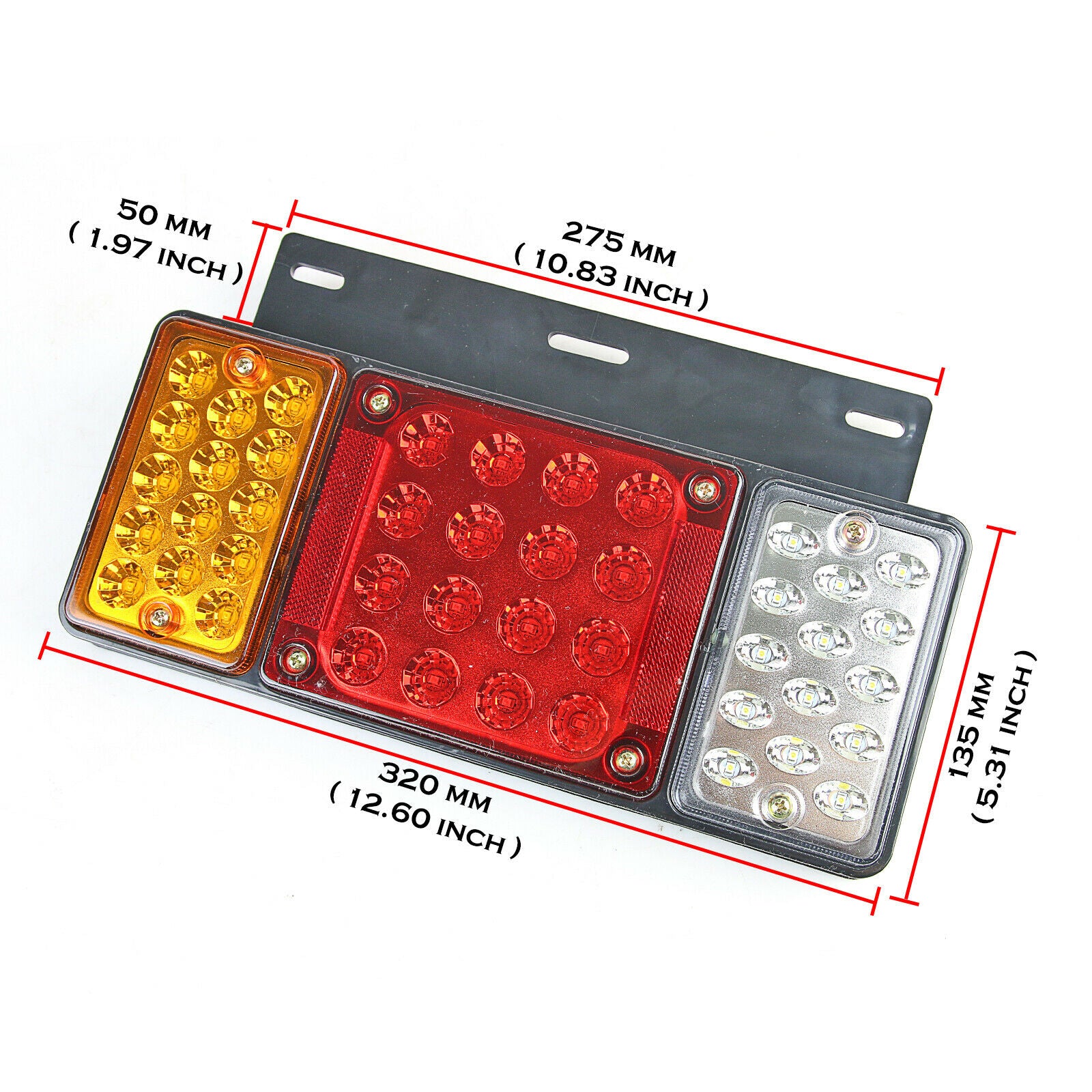 24V LED Rear Tail Light Left Right Set For Isuzu Elf Truck NPR NKR NHR 1984++