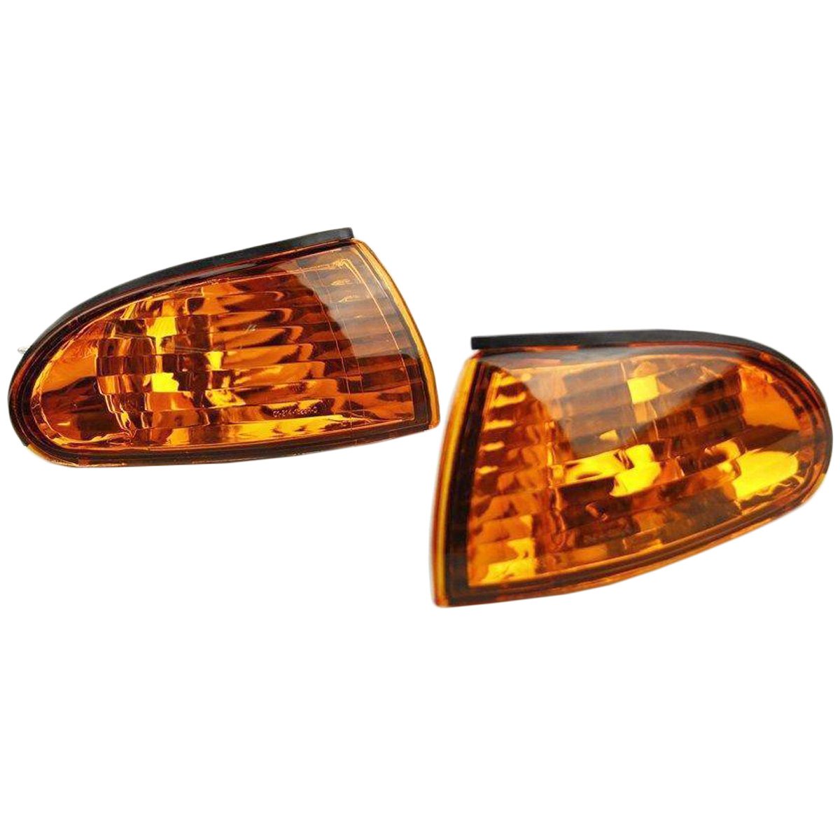 Crystal Amber Signal Corner Light Lamp For Mitsubishi Lancer EVO 1 2 3 CD9A CE9