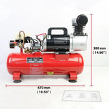 12V 450W Air Compressor 8L Receiver Tank 120L/min Oil Tank Off Road 4x4 4WD Car