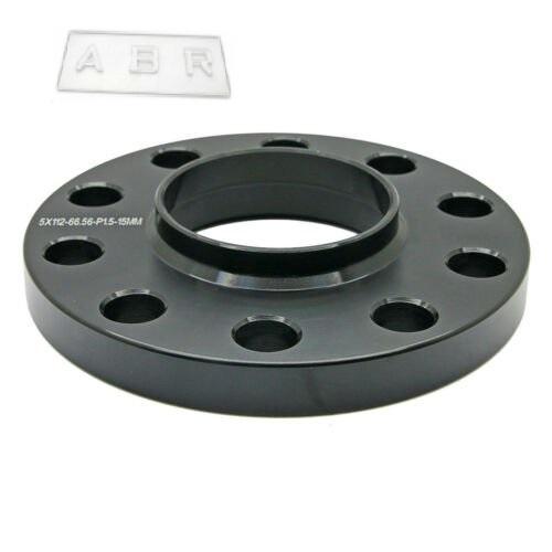 2pcs 15mm 14x1.5 5x112mm 66.56 Hub Centric Wheel Spacer For Audi Maybach 57