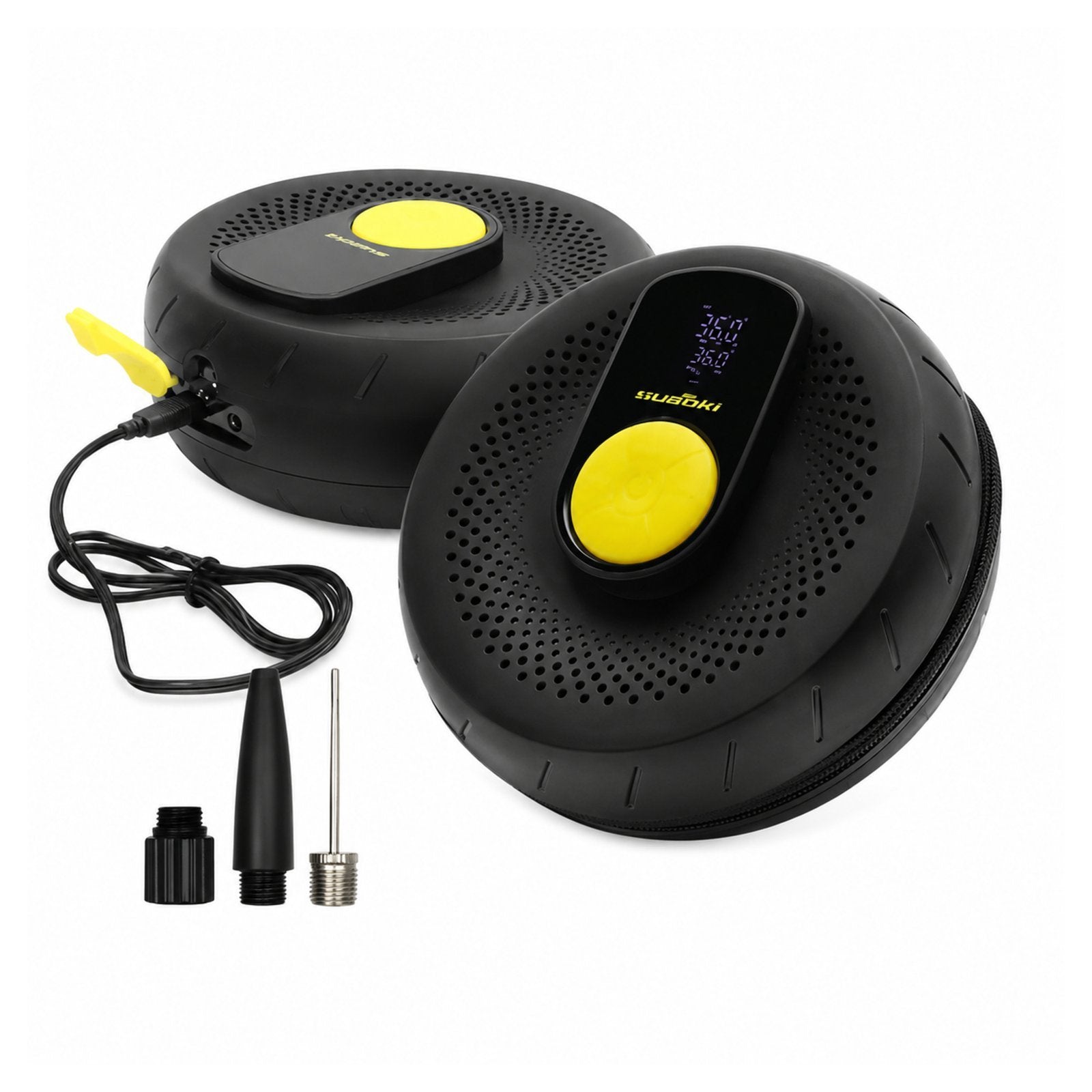 Goodyear Portable Air Compressor 12V Lite Tyre Air Pump Tire Small Compact Quiet LED Screen