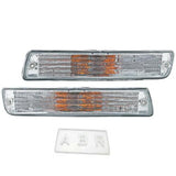 Front Indicator Lights For Toyota Landcruiser 80-Series Clear Crystal FJ80 Pair
