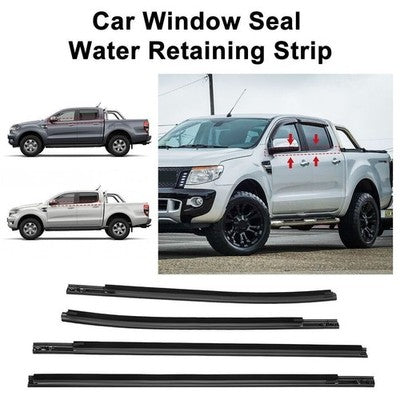 Outer Window Seals Moulding Weather Strip For Ford Ranger 4 Doors 2012 - 2021