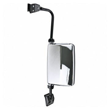 Front Left Chrome Manual Door Side Mirror For Mitsubishi Pajero L047 L049 82-91