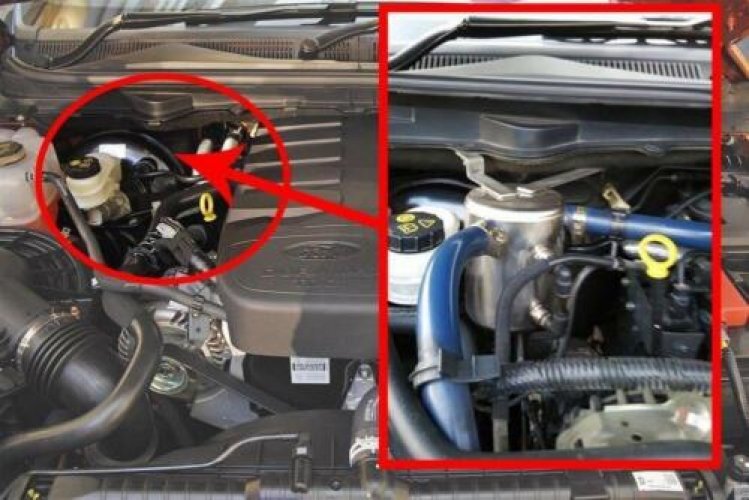 Stainless Steel Oil Catch Can For Ranger T60 PX XL 11++ 3.2L Diesel Turbo