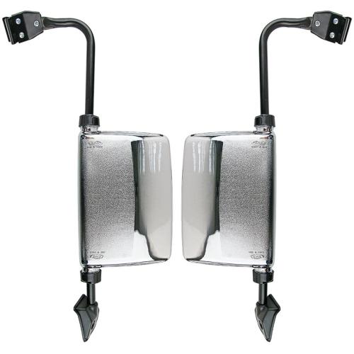 1 Pair Manual Door Side Mirror For Mitsubishi Pajero NA-NG L047 L049 1982-1991