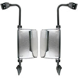 1 Pair Manual Door Side Mirror For Mitsubishi Pajero NA-NG L047 L049 1982-1991