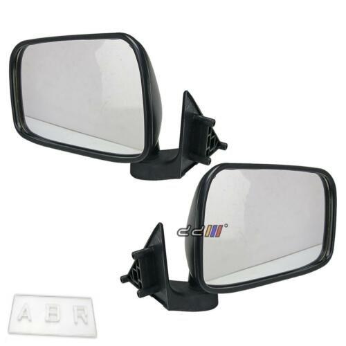 Set Manual Door Side Mirror For Mazda B2500 UF Courier PC PD Raider 1986-98'